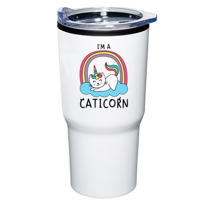 Unicorn Cat I'm a Caticorn Girl Unicorn Rainbow Lover Tumbler