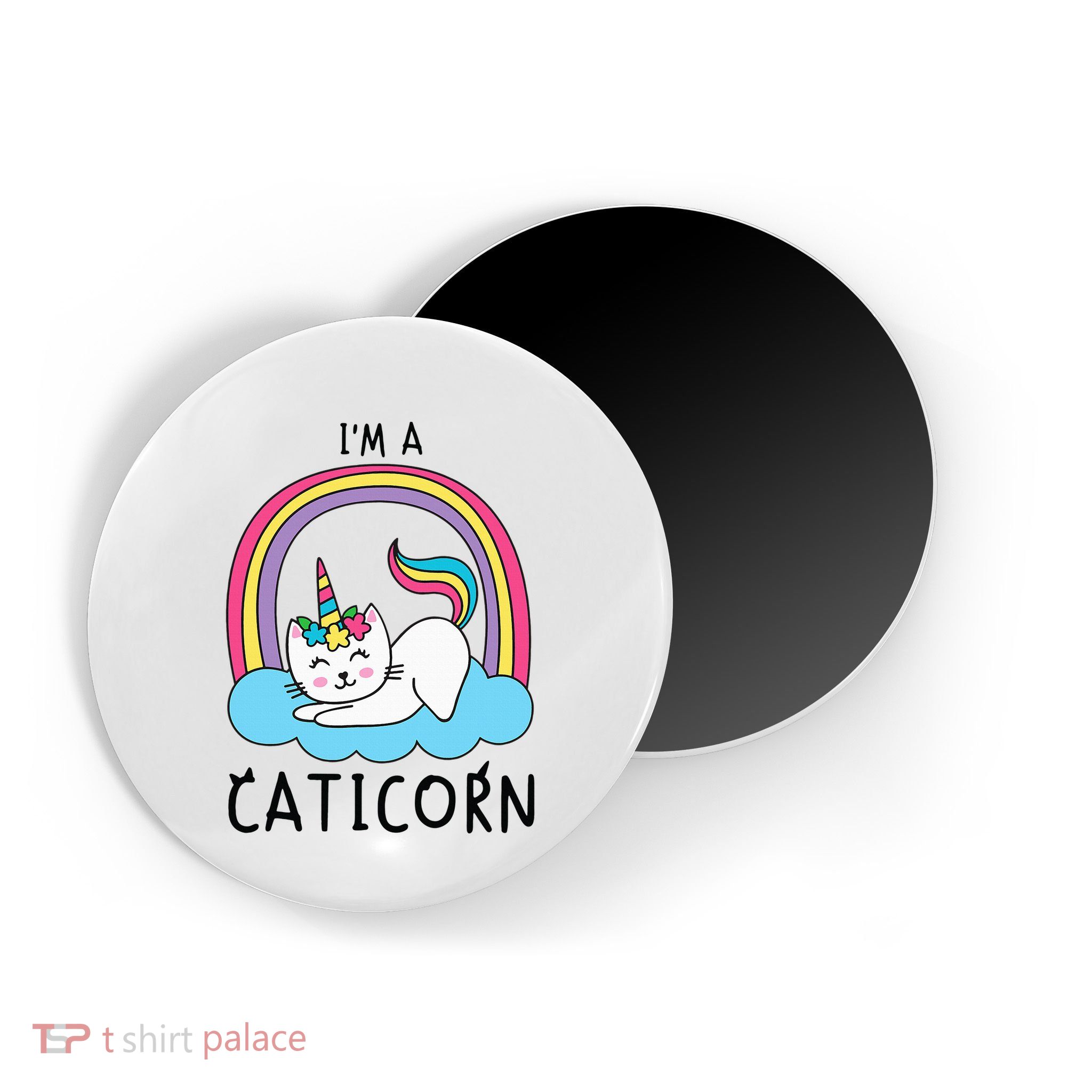 Unicorn Cat I'm a Caticorn Girl Unicorn Rainbow Lover Magnet