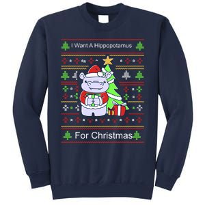 Ultimate Christmas I Want A Hippopotamus Ugly Sweatshirt