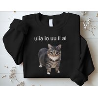 Uiia Cat I Wake Up I Engage In Tomfoolery Sweatshirt