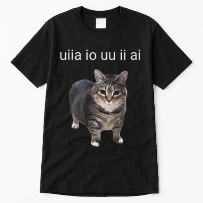 Uiia Cat I Wake Up I Engage In Tomfoolery Tall T-Shirt