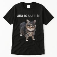 Uiia Cat I Wake Up I Engage In Tomfoolery Tall T-Shirt