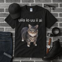 Uiia Cat I Wake Up I Engage In Tomfoolery Tall T-Shirt