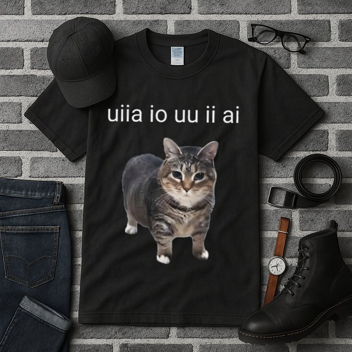 Uiia Cat I Wake Up I Engage In Tomfoolery Tall T-Shirt