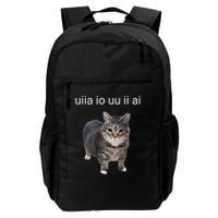 Uiia Cat I Wake Up I Engage In Tomfoolery Daily Commute Backpack