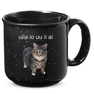 Uiia Cat I Wake Up I Engage In Tomfoolery 15oz Campfire Ceramic Mug