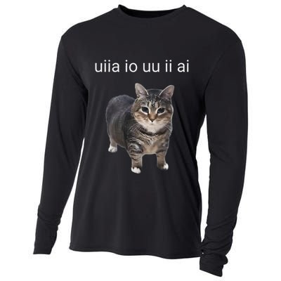 Uiia Cat I Wake Up I Engage In Tomfoolery Cooling Performance Long Sleeve Crew