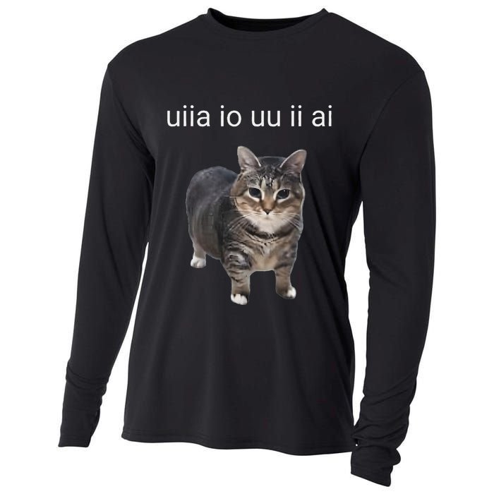Uiia Cat I Wake Up I Engage In Tomfoolery Cooling Performance Long Sleeve Crew