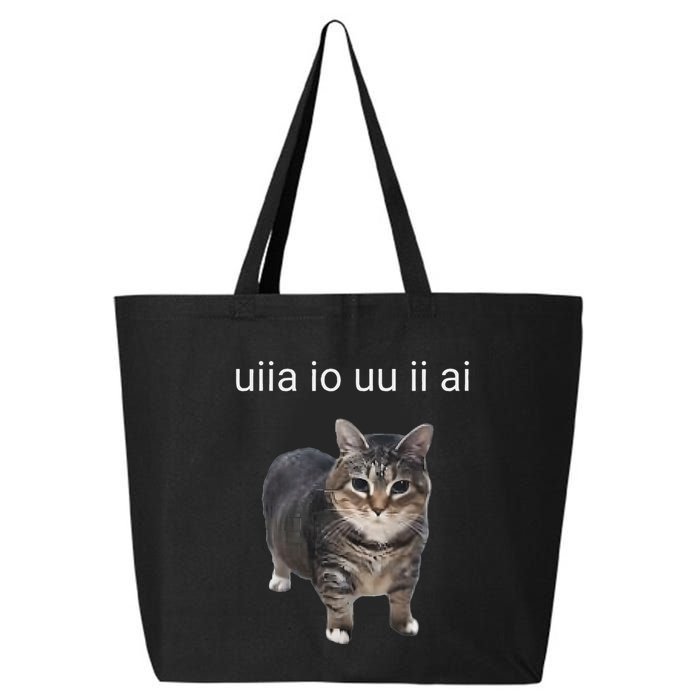 Uiia Cat I Wake Up I Engage In Tomfoolery 25L Jumbo Tote