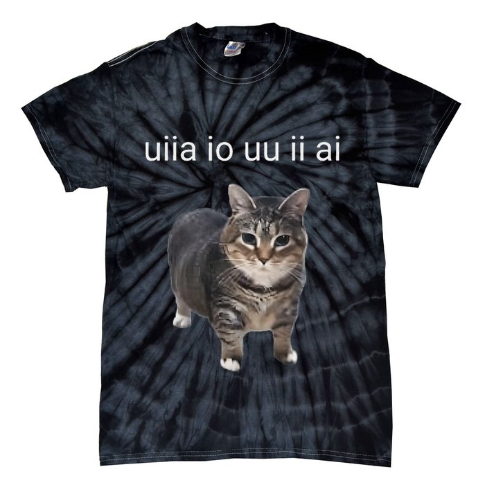Uiia Cat I Wake Up I Engage In Tomfoolery Tie-Dye T-Shirt