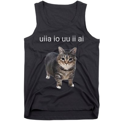 Uiia Cat I Wake Up I Engage In Tomfoolery Tank Top