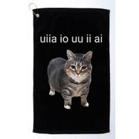 Uiia Cat I Wake Up I Engage In Tomfoolery Golf Towel