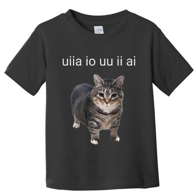 Uiia Cat I Wake Up I Engage In Tomfoolery Toddler T-Shirt