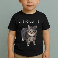Uiia Cat I Wake Up I Engage In Tomfoolery Toddler T-Shirt