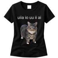 Uiia Cat I Wake Up I Engage In Tomfoolery Womens T-Shirt