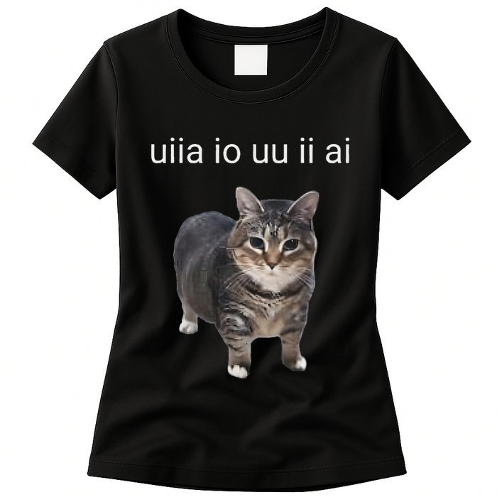 Uiia Cat I Wake Up I Engage In Tomfoolery Womens T-Shirt