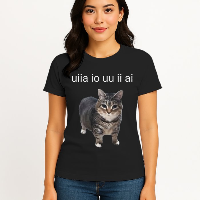 Uiia Cat I Wake Up I Engage In Tomfoolery Womens T-Shirt