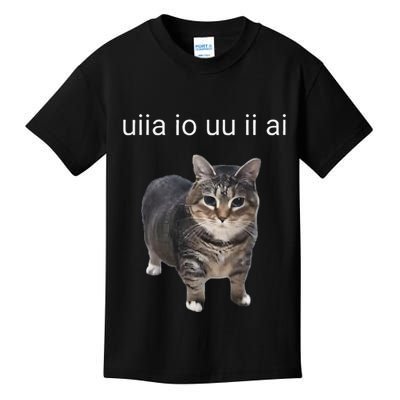 Uiia Cat I Wake Up I Engage In Tomfoolery Kids T-Shirt