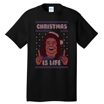 Ugly Christmas Is Life Tall T-Shirt