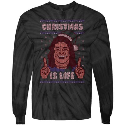 Ugly Christmas Is Life Tie-Dye Long Sleeve Shirt