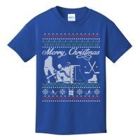 Ugly Christmas Ice Hockey Fan Player Happy Hockeydays Cool Gift Kids T-Shirt