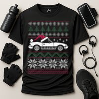 Ugly Christmas JDM Import Car  Cooling Performance Crew T-Shirt