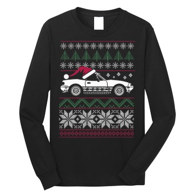 Ugly Christmas JDM Import Car  Long Sleeve Shirt