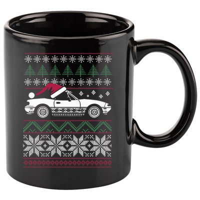 Ugly Christmas JDM Import Car  11oz C Handle Ceramic Mug