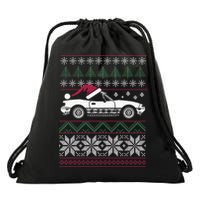 Ugly Christmas JDM Import Car  Drawstring Bag