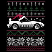 Ugly Christmas JDM Import Car  16 in Basic Backpack