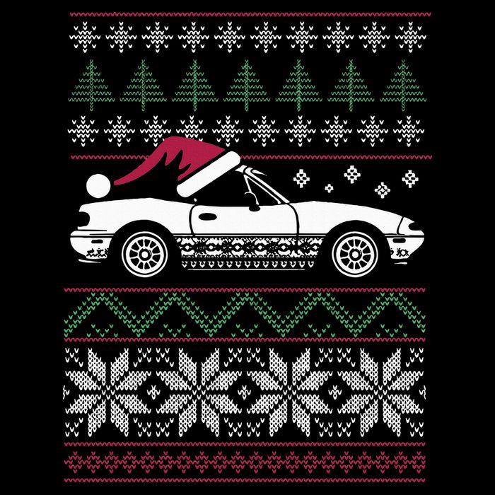 Ugly Christmas JDM Import Car  16 in Basic Backpack