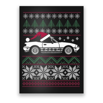 Ugly Christmas JDM Import Car  Poster