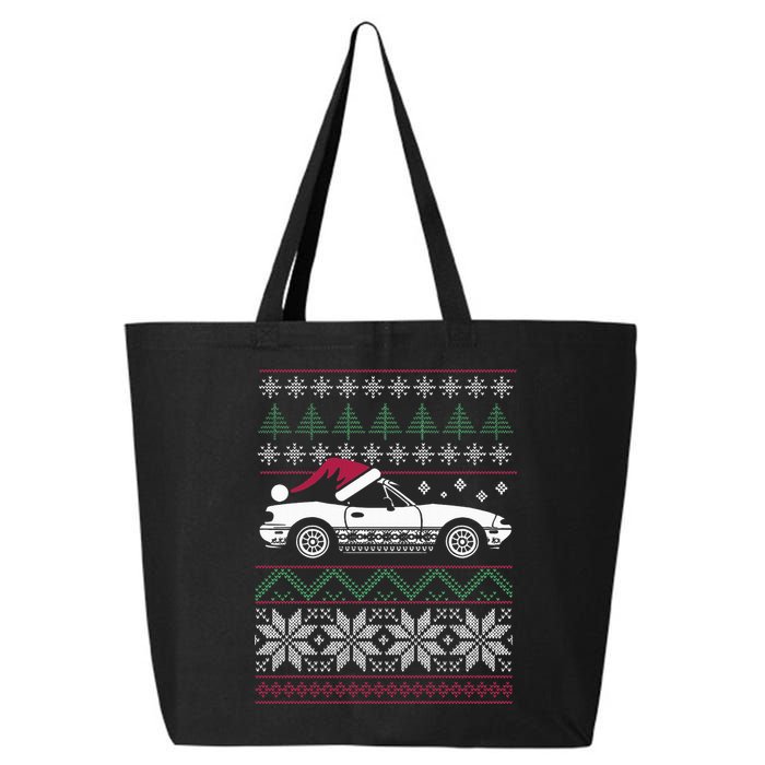 Ugly Christmas JDM Import Car  25L Jumbo Tote