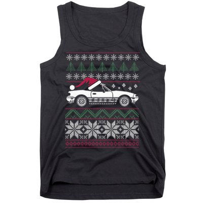 Ugly Christmas JDM Import Car  Tank Top