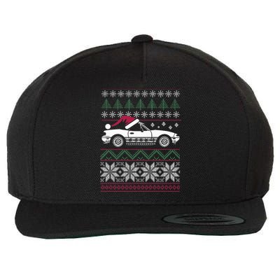 Ugly Christmas JDM Import Car  Wool Snapback Cap