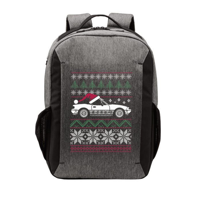 Ugly Christmas JDM Import Car  Vector Backpack