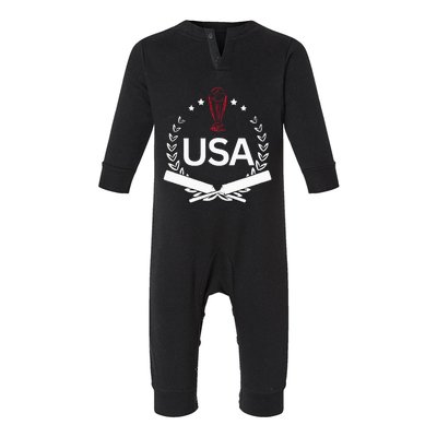 Usa Cricket Jersey 2024 Reveal Style United States Cricket Infant Fleece One Piece