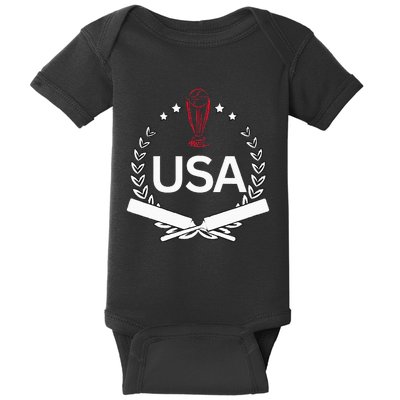 Usa Cricket Jersey 2024 Reveal Style United States Cricket Baby Bodysuit