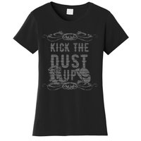 Ugly Christmas Kick The Dust Up Cowboy Cowgirl Western Women's T-Shirt