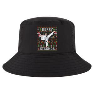 Ugly Christmas Karate Santa Claus Martial Arts Cool Comfort Performance Bucket Hat