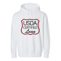 Usda Certified Lean Logo Garment-Dyed Fleece Hoodie