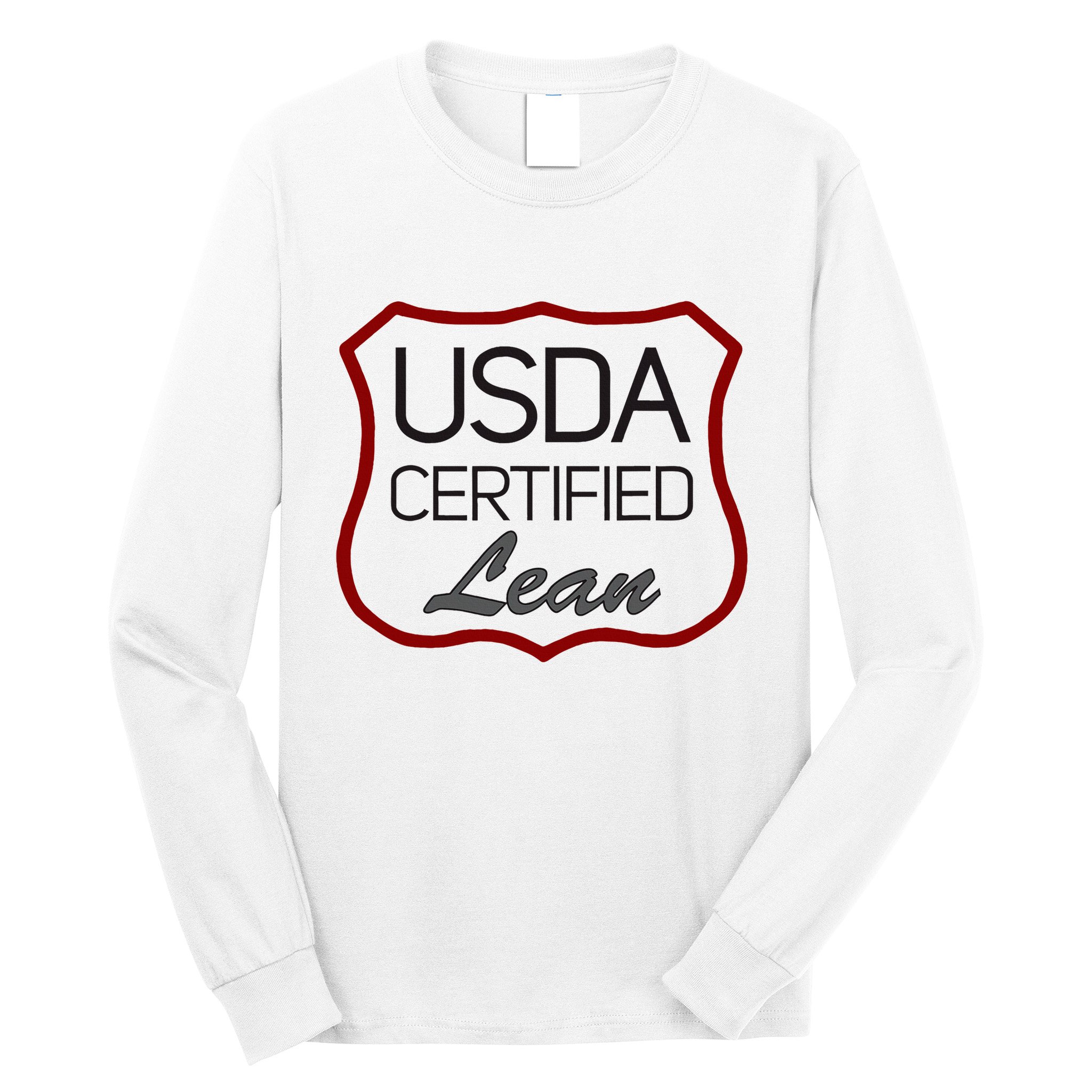 Usda Certified Lean Logo Long Sleeve Shirt