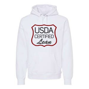 Usda Certified Lean Logo Premium Hoodie