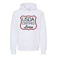 Usda Certified Lean Logo Premium Hoodie