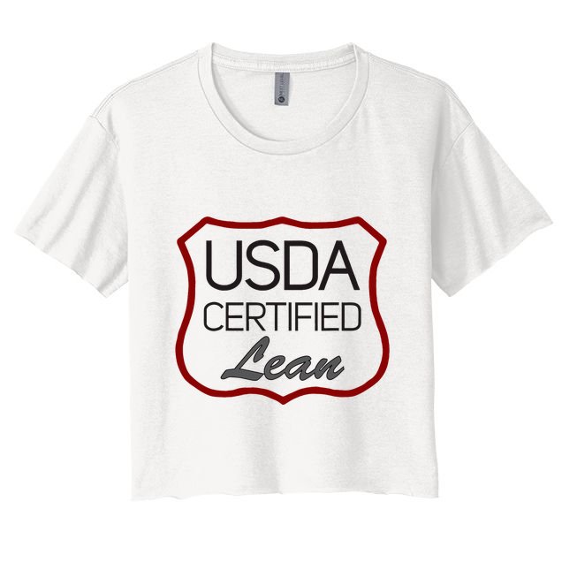 Usda Certified Lean Logo Crop Top