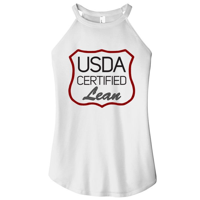 Usda Certified Lean Logo Women's Perfect Tri Rocker Tank
