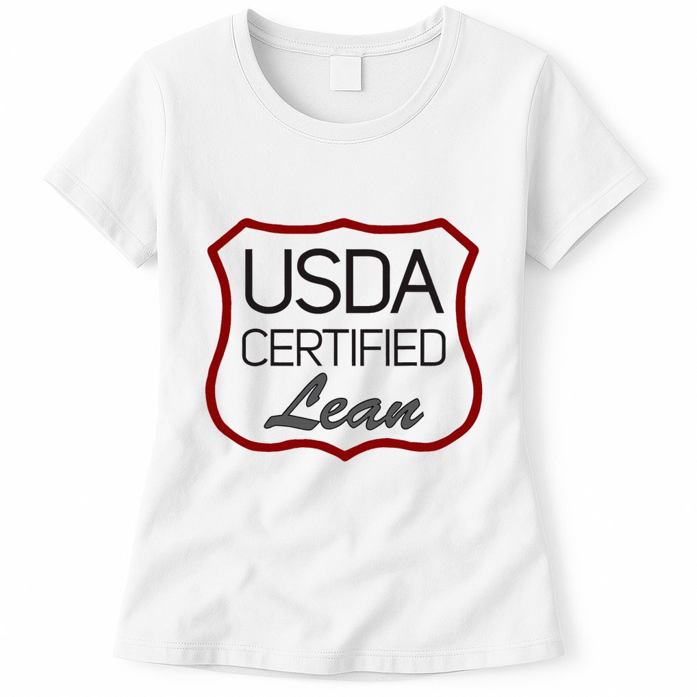 Usda Certified Lean Logo Womens T-Shirt