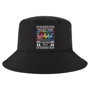 Ugly Christmas Lgbtq Pride Santa Claus Make Yuletide Gay Gift Cool Comfort Performance Bucket Hat