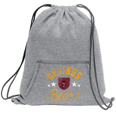 Ursinus College Logo Sweatshirt Cinch Pack Bag