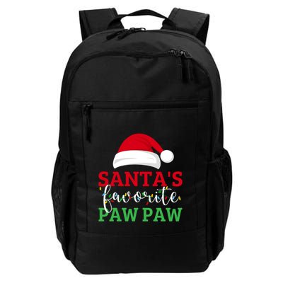 Ugly Christmas Matching Design SantaS Favorite Paw Paw Great Gift Backpack
